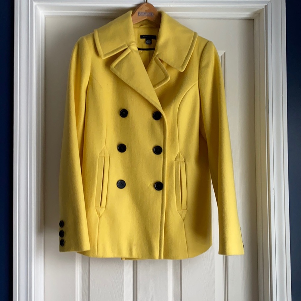 Yellow Peacoat Tommy Hilfiger